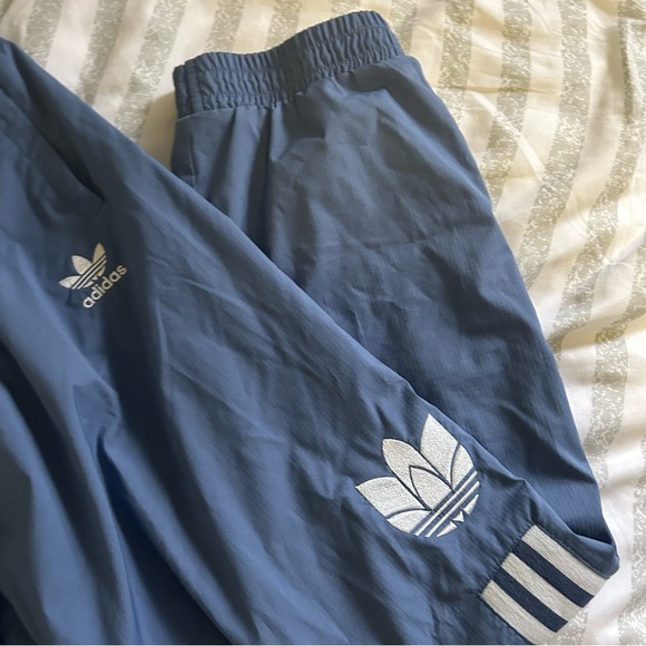 Adidas Track Pants Original 3D Blue S Three Stripes - Picture 8 of 9